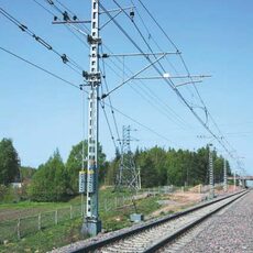 Металлические опоры контактной сети МШК - ЖБИ